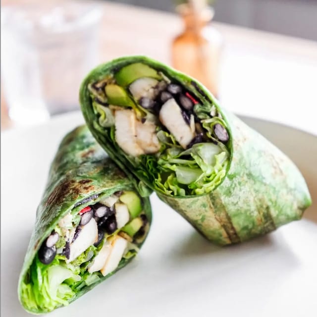 Chipotle Chicken Caesar Wrap.