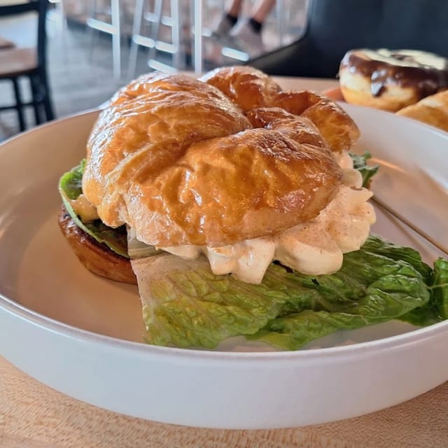 Tuna Salad on Croissant.